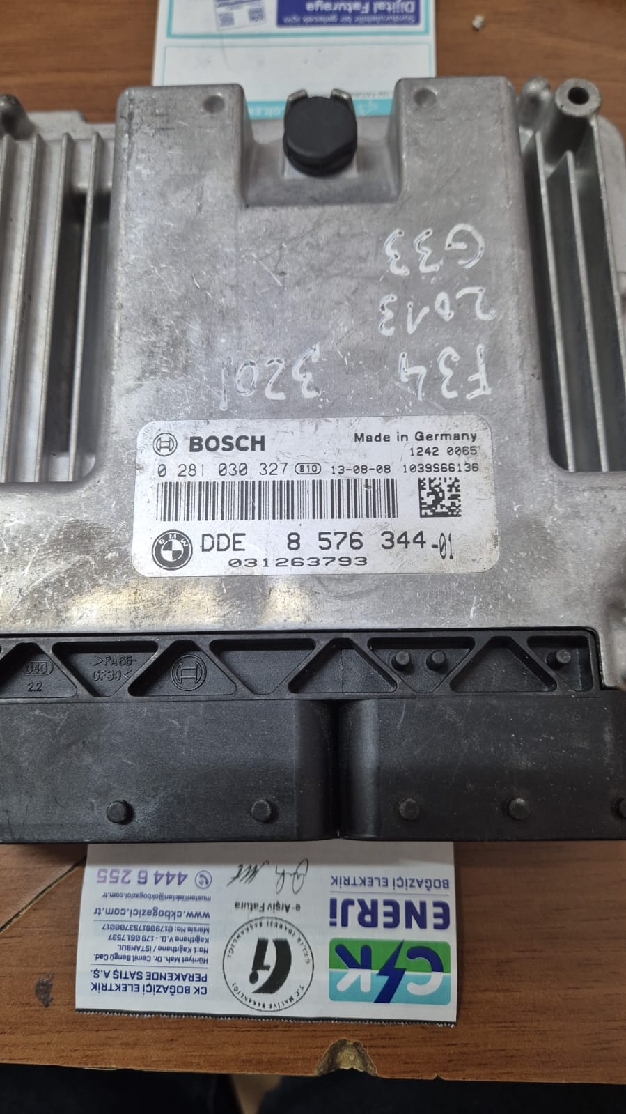 BMW 320D DDE8576344 0281030327 103753480 EDC17C50 -4.59